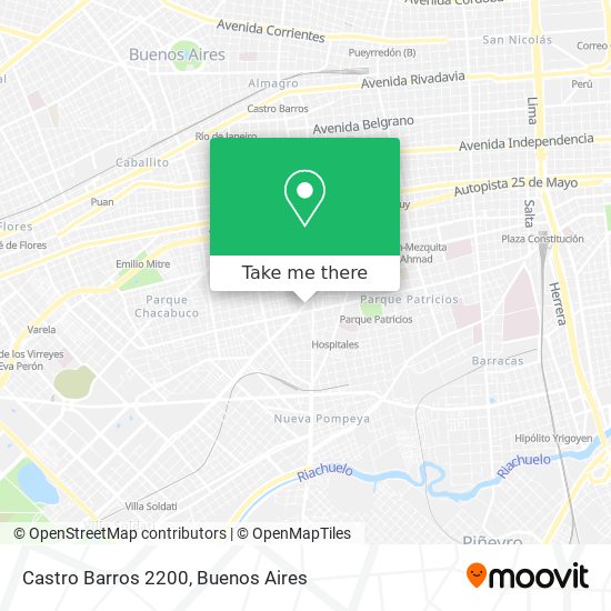 Mapa de Castro Barros 2200