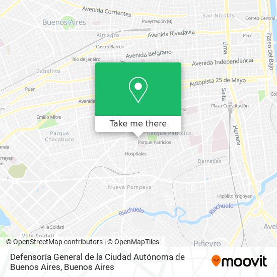 Defensoría General de la Ciudad Autónoma de Buenos Aires map