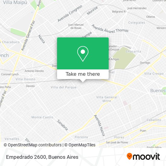 Mapa de Empedrado 2600