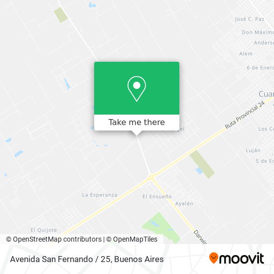 Avenida San Fernando / 25 map