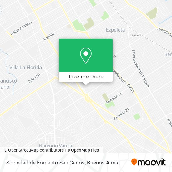 Sociedad de Fomento San Carlos map