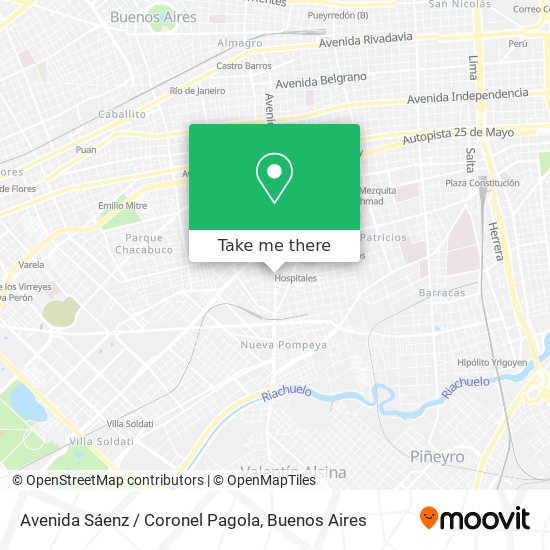 Avenida Sáenz / Coronel Pagola map