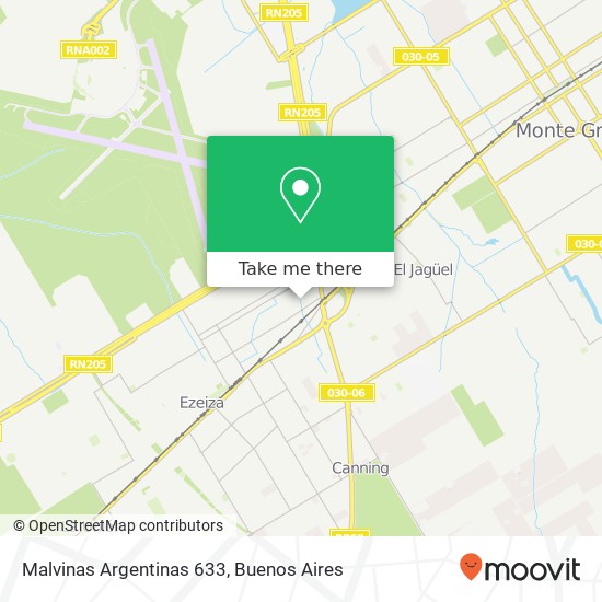 Malvinas Argentinas 633 map