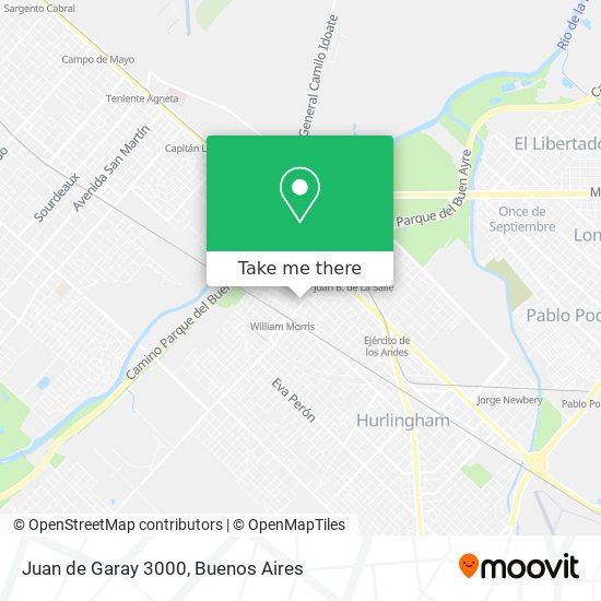 Juan de Garay 3000 map