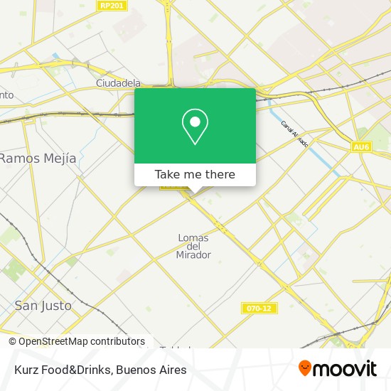 Mapa de Kurz Food&Drinks