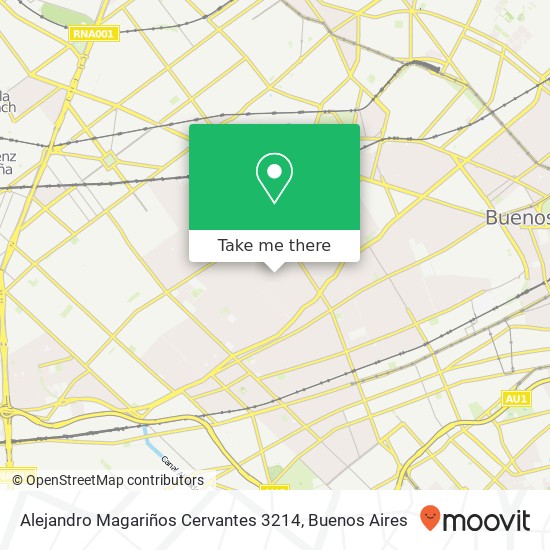 Alejandro Magariños Cervantes 3214 map