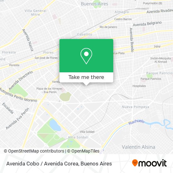 Mapa de Avenida Cobo / Avenida Corea