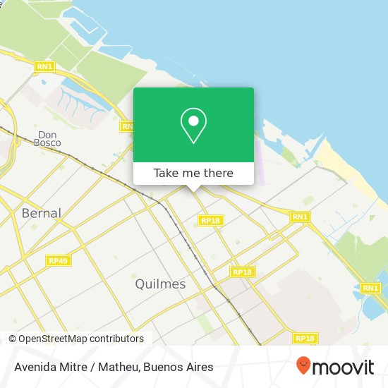 Avenida Mitre / Matheu map