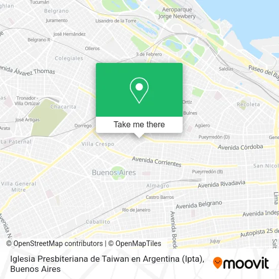 Iglesia Presbiteriana de Taiwan en Argentina (Ipta) map