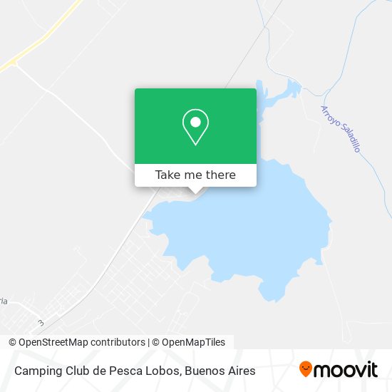 Mapa de Camping Club de Pesca Lobos