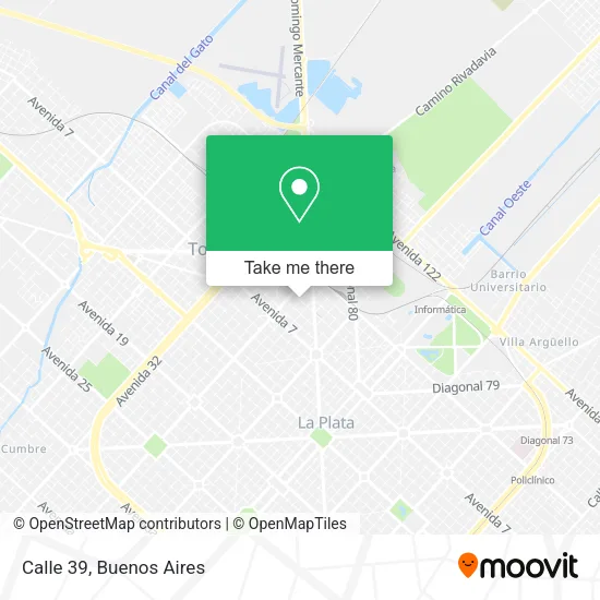 Mapa de Calle 39