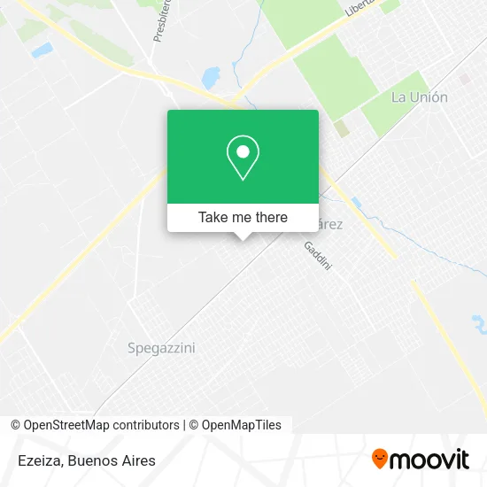 Ezeiza map