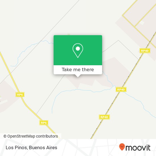 Los Pinos map