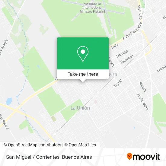 Mapa de San Miguel / Corrientes