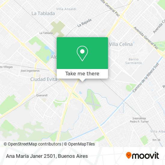 Ana María Janer 2501 map