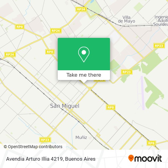 Avendia Arturo Illia 4219 map