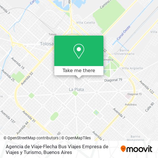 Mapa de Agencia de Viaje-Flecha Bus Viajes Empresa de Viajes y Turismo