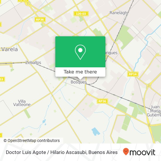 Mapa de Doctor Luis Agote / Hilario Ascasubi