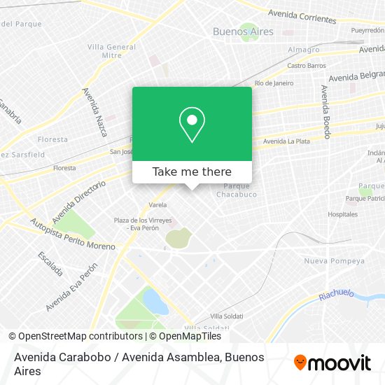 Avenida Carabobo / Avenida Asamblea map