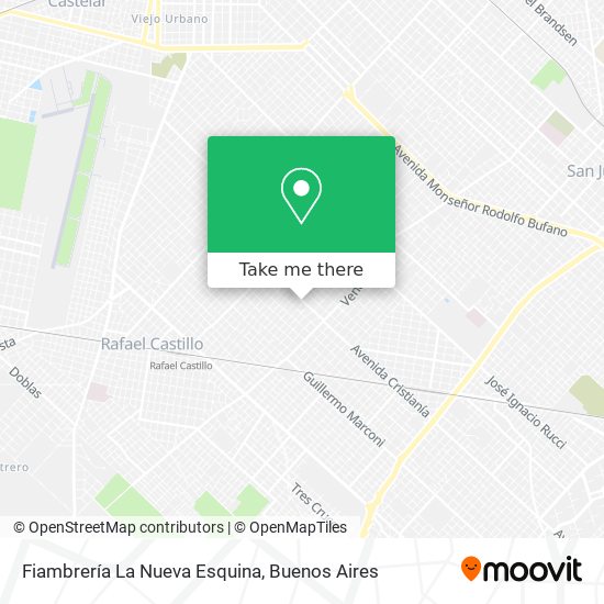 Mapa de Fiambrería La Nueva Esquina