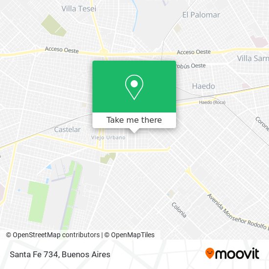 Mapa de Santa Fe 734