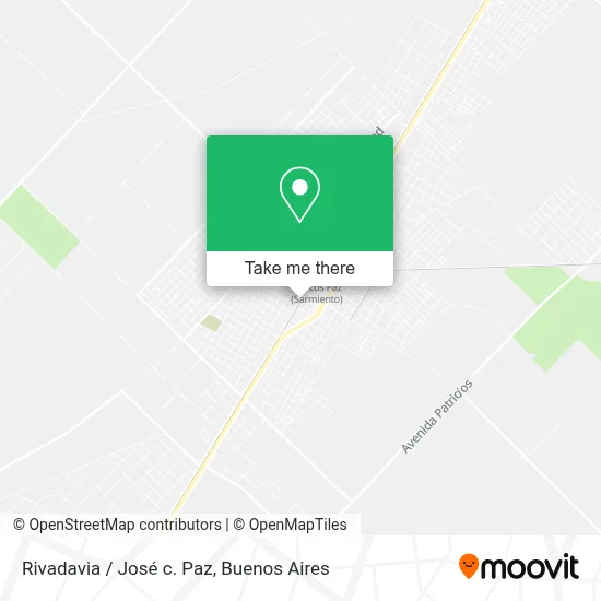 Rivadavia / José c. Paz map