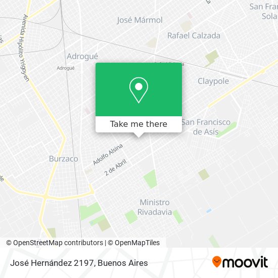 José Hernández 2197 map
