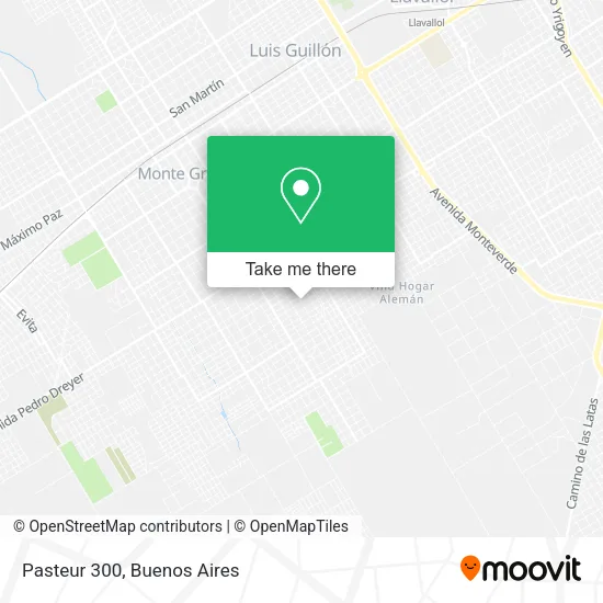 Mapa de Pasteur 300