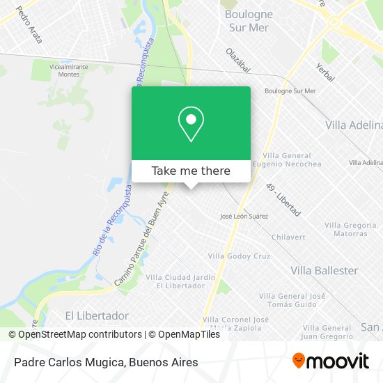 Mapa de Padre Carlos Mugica