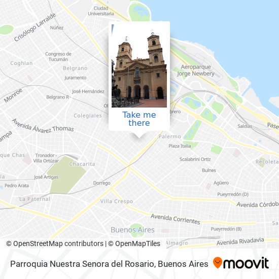 Parroquia Nuestra Senora del Rosario map