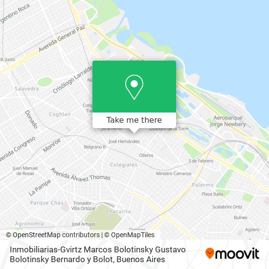 Inmobiliarias-Gvirtz Marcos Bolotinsky Gustavo Bolotinsky Bernardo y Bolot map