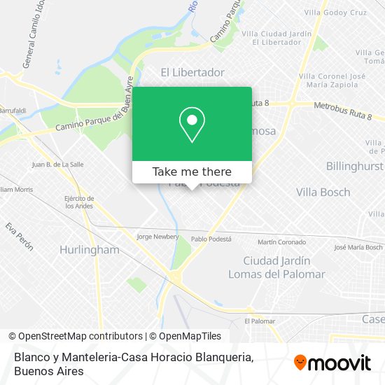 Blanco y Manteleria-Casa Horacio Blanqueria map