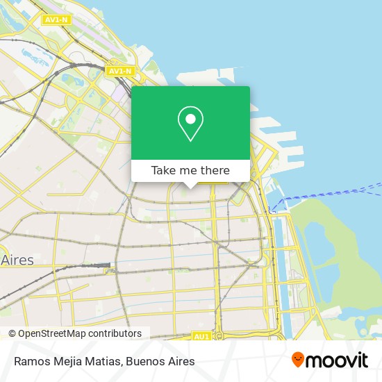 Ramos Mejia Matias map