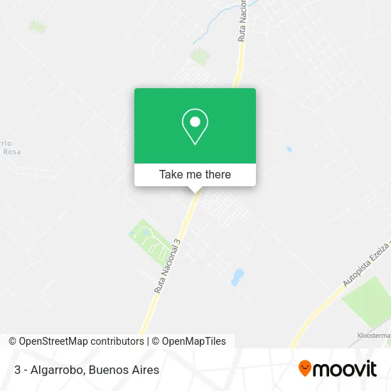 Mapa de 3 - Algarrobo