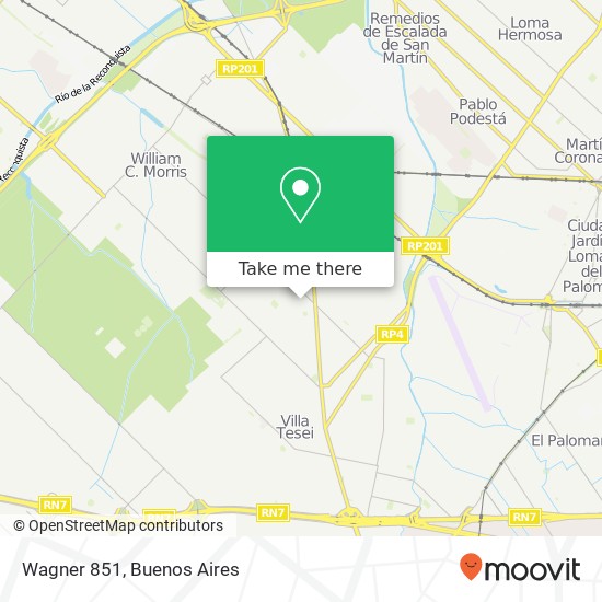 Mapa de Wagner 851