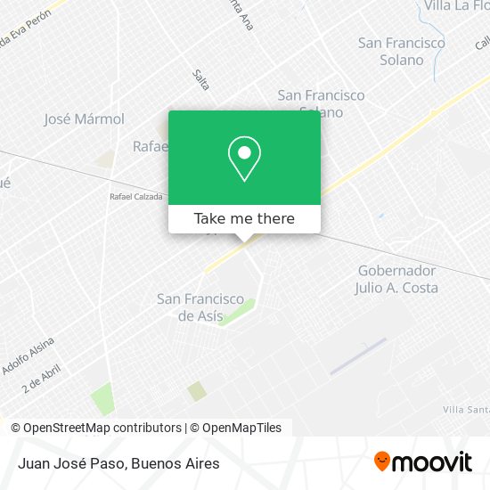 Juan José Paso map