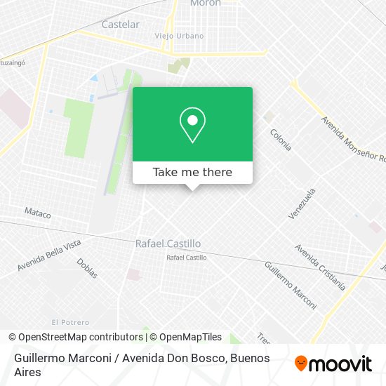 Mapa de Guillermo Marconi / Avenida Don Bosco