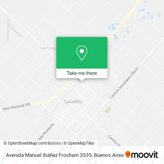 Avenida Manuel Ibáñez Frocham 3535 map