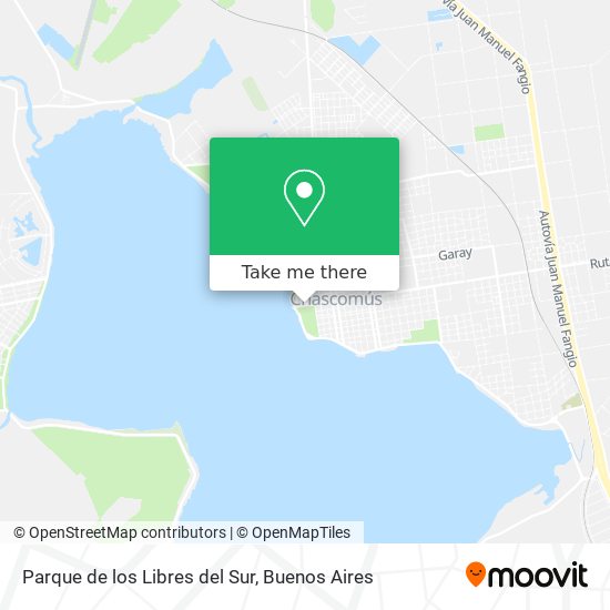 Parque de los Libres del Sur map