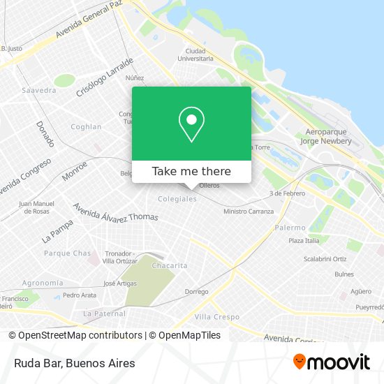 Ruda Bar map