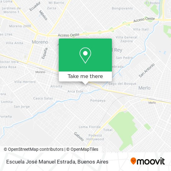 Escuela José Manuel Estrada map