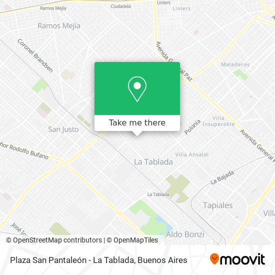 Plaza San Pantaleón - La Tablada map