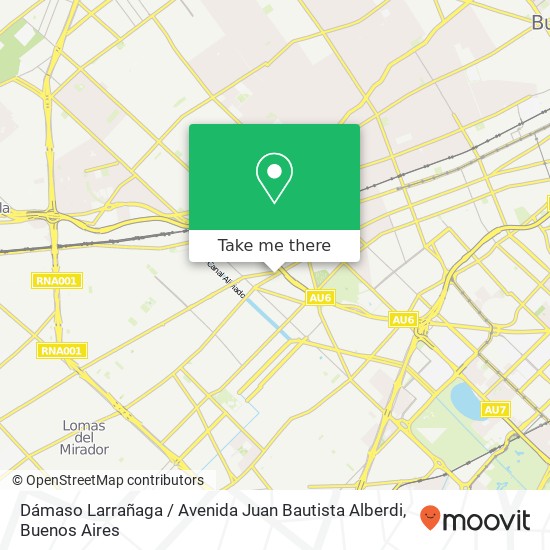 Dámaso Larrañaga / Avenida Juan Bautista Alberdi map