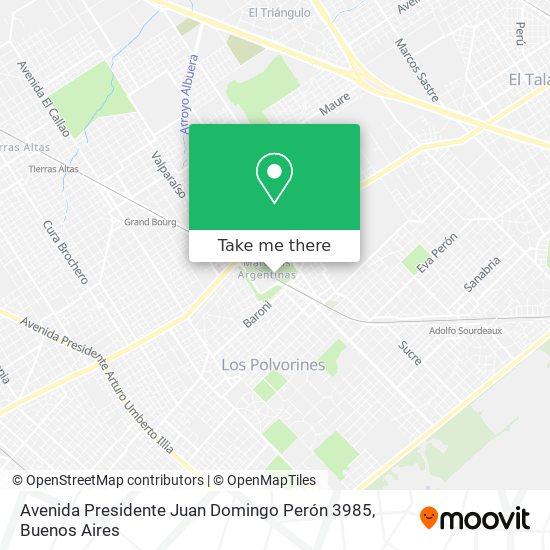 Avenida Presidente Juan Domingo Perón 3985 map