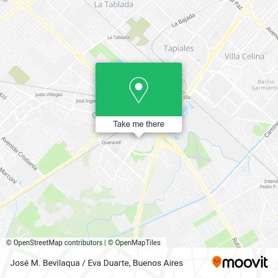 José M. Bevilaqua / Eva Duarte map
