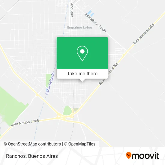 Ranchos map