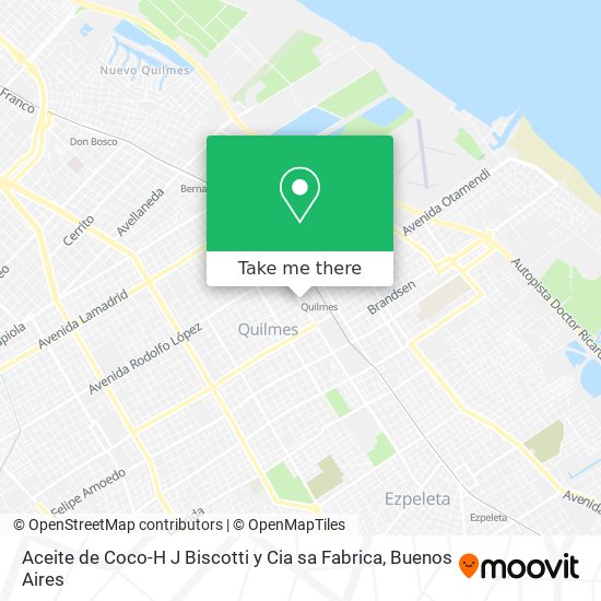 Mapa de Aceite de Coco-H J Biscotti y Cia sa Fabrica