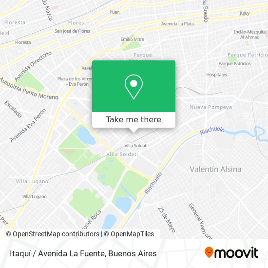 Itaquí / Avenida La Fuente map