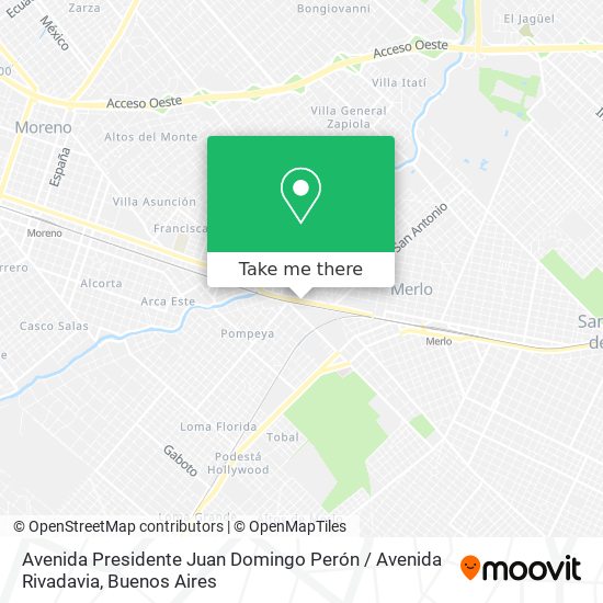 Avenida Presidente Juan Domingo Perón / Avenida Rivadavia map