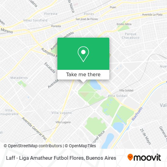 Mapa de Laff - Liga Amatheur Futbol Flores